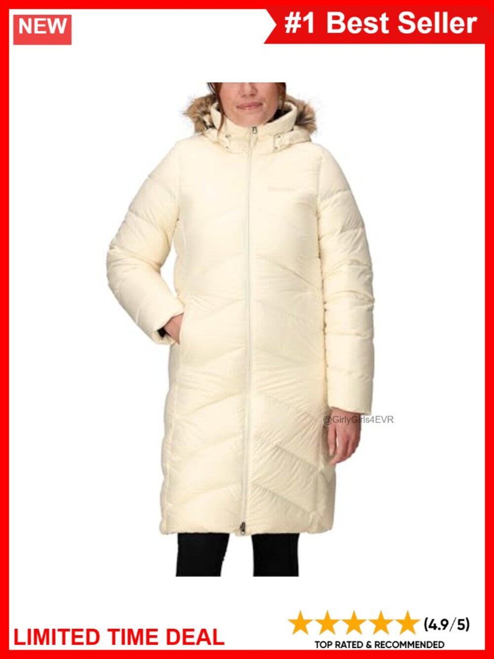 Full Length Down Puffer Coat Water Resistant 700 Fill Winter Parka